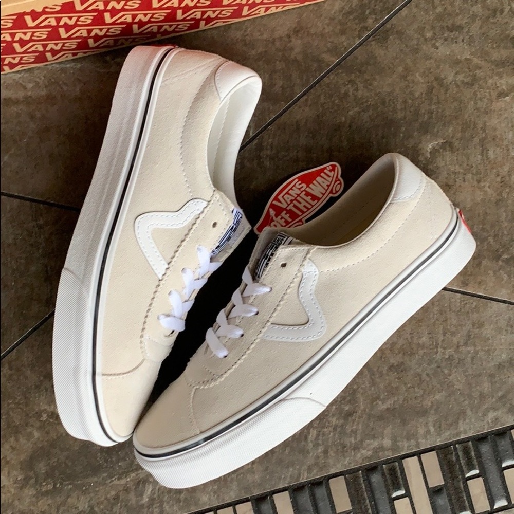 VANS SPORT SUEDE WHITE wmns - Picture 1 of 16